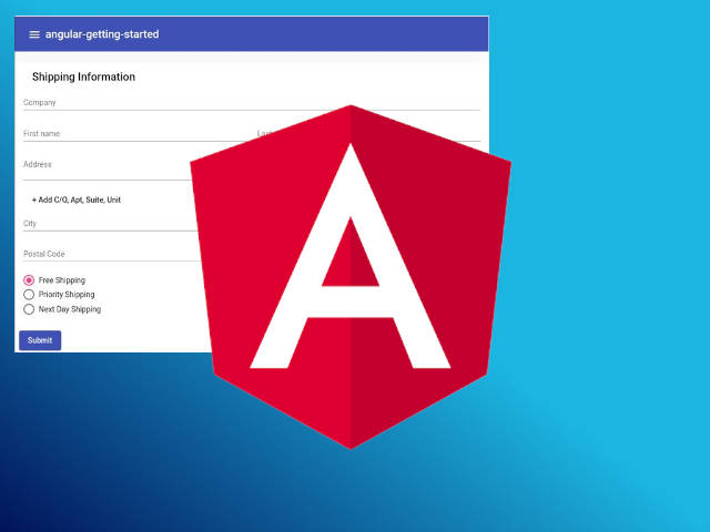 Getting started with Angular using Material